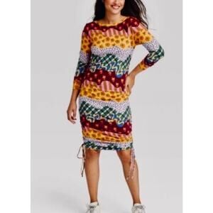 Womens Colorful MultiPrint Latin Heritage x Target Collab Athleisure Dress SzXXL